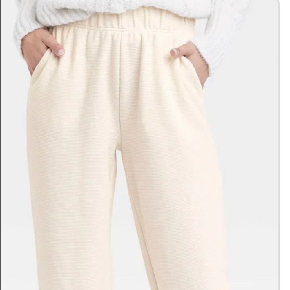 Target Cream Joggers